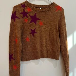 Free People Brown Knit Sweater